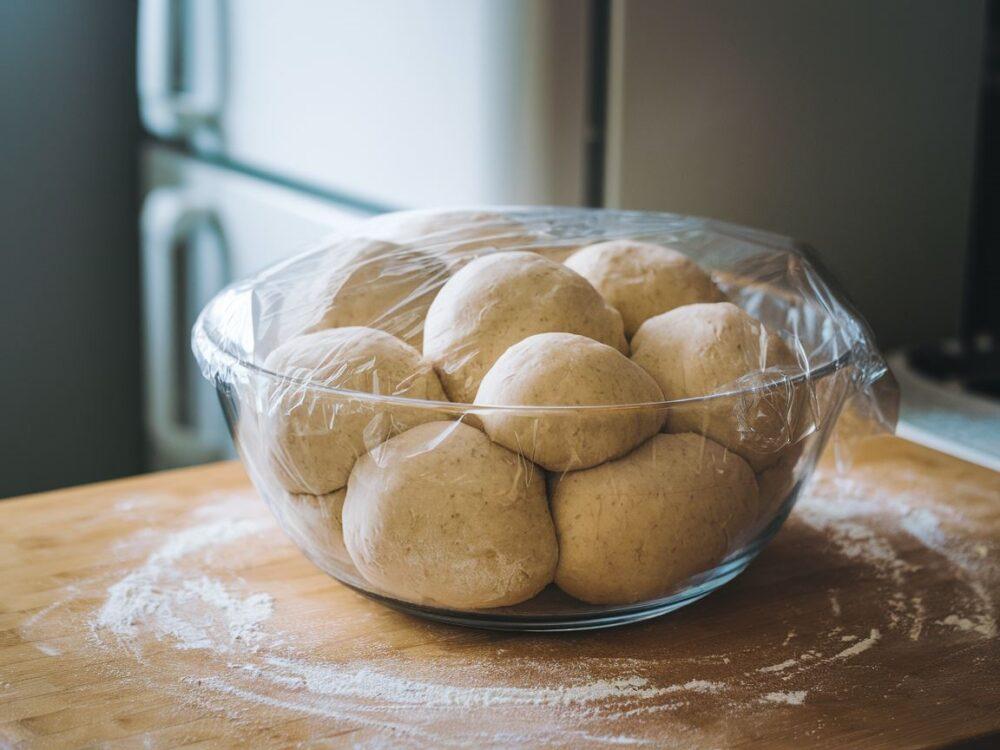 kulki ciasta na pizzę