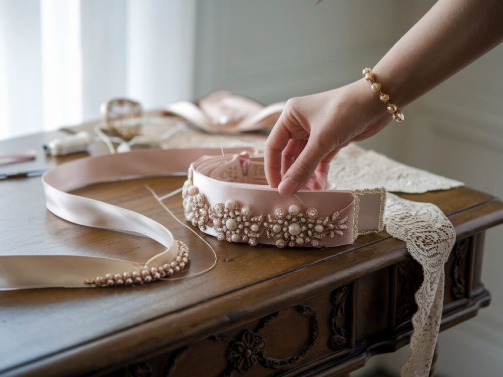 materiały do ozdabiania paska