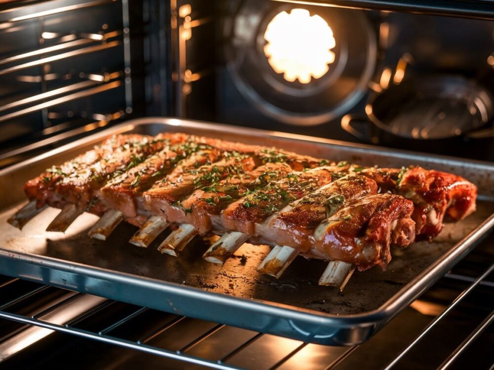 pieczenie żeberek