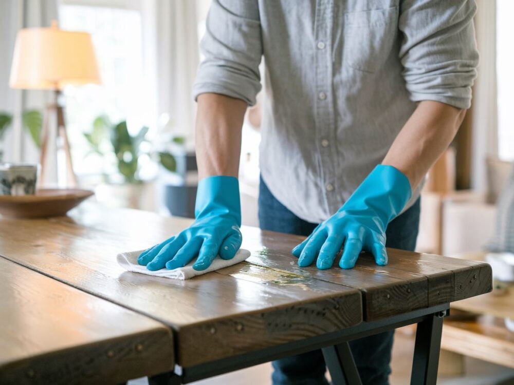 pielęgnacja powierzchni drewnianych
