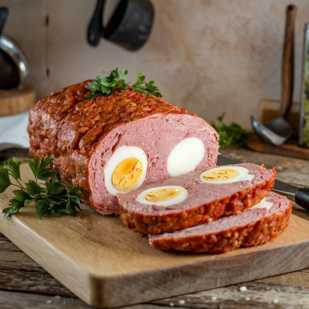 pokrojona pieczeń rzymska