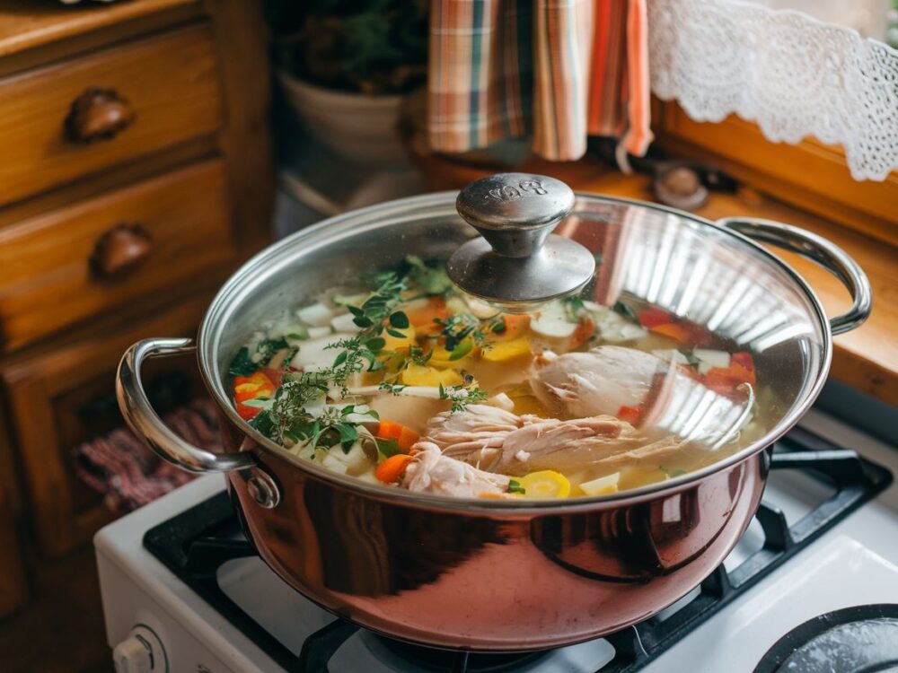 rosół pod przykryciem