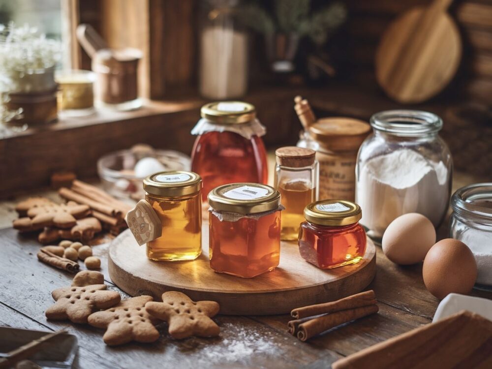 słoiki z miodem